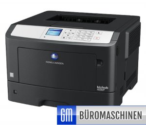 Konica Minolta Bizhub 4000p, SW Laserdrucker, DUPLEX USB Netzwerk