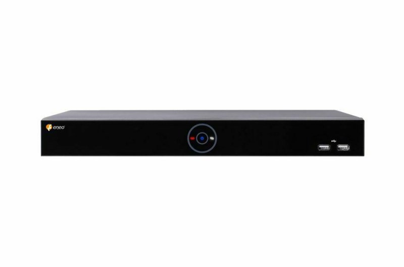 Eneo IER-28R040205A Netzwerk Video Rekorder, 4x IP, H.265,2TB HDD,HDMI/VGA 4PoE